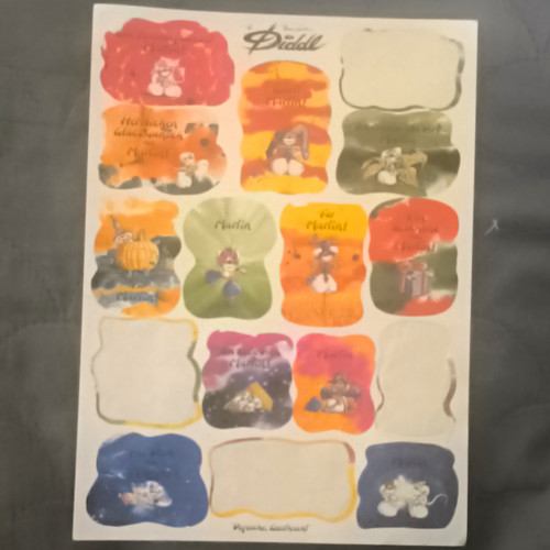 Diddl stickerbogen - diddl,