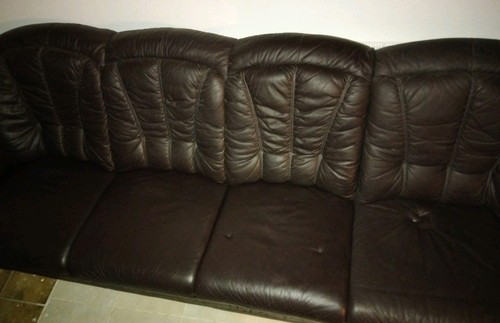 Gebrauchtes ledersofa für 4 - ledersofa,,