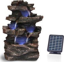 Solarbrunnen Garten LED