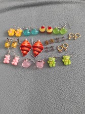 14 Paar neue lustige Ohrringe als Konvolut 