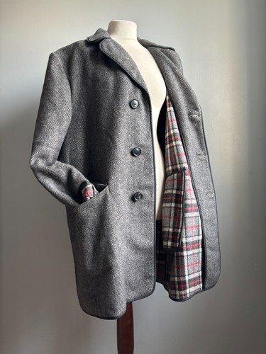 Vintage wollmantel 48 - 46,