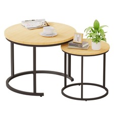 Couchtisch2er-Set Nesttisch Modern Kaffeetisc Beistelltische  für Wohnzimmer