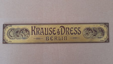 Fabrikschild metall krause - ,