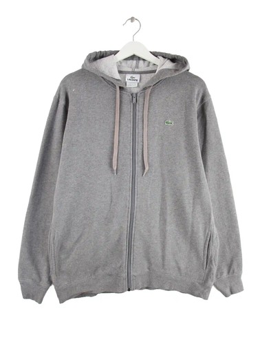 Lacoste zip hoodie grau - hoodie,