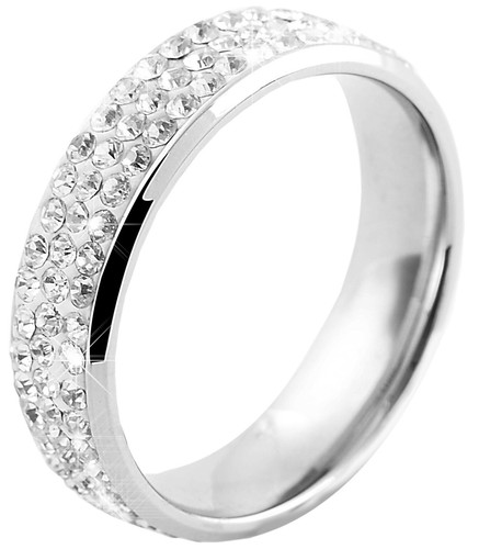 Akzent edelstahl damen ring - akzent,