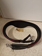 Sattelgurt Schwarz Rot 145