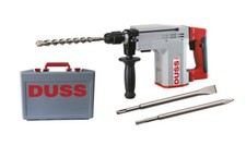 Duss P 26 C Set SDS-Plus Kombihammer inkl. Spitz- und Flachmeissel im Koffer