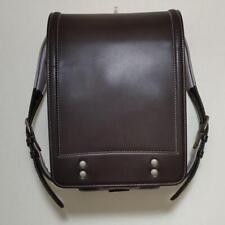 Randoseru Tsuchiya Kaban Kinder Schultasche Rucksack Braun × Pink Stitch Rind...