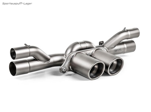 Akrapovic titan mittig - titan,