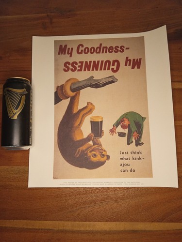 Guinness vintage werbeplakat - guinness,