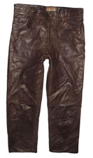 Herren- LEDERJEANS / Lederhose