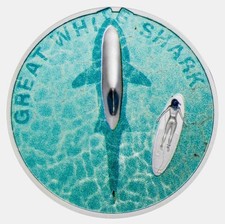 5 $ Dollar Great White Shark -