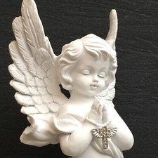 XXL 30cm Engel mit Kreuz