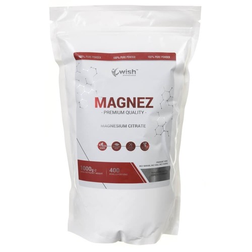 Wish magnesiumcitrat pulver - magnesiumcitrat,