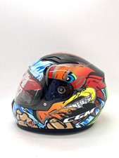 CGM Kinder Motorradhelm Helmschutz 265X Lucky Boxer Bunt Größe YL Sicherheit