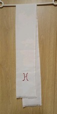 Schal mit Monogramm "H"
