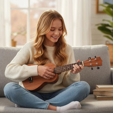 21 Zoll Ukulele Mahagoni Holz