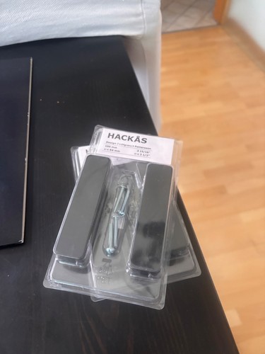 Ikea hackas griffe schwarz 2 - schwarz, (2