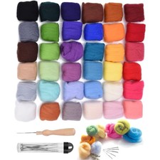 Filzwolle Set, 36 Farben