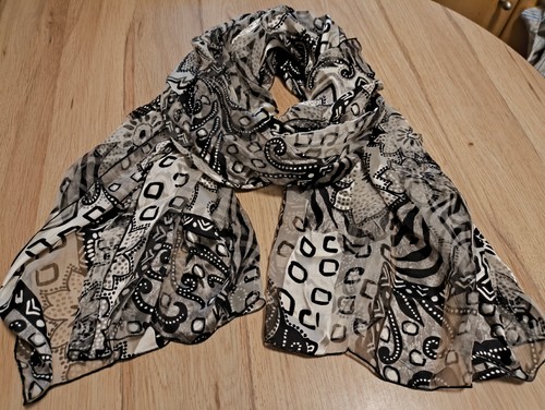 Eleganter chiffon schal - eleganter, x