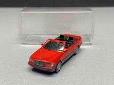Mercedes MB E-Klasse E320 W124 Cabriolet sport car A124 Cabrio rot Herpa H0 1:87
