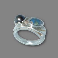 Ring Opal Triplette