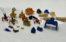 1:87 Bagger Anbauteile, Felslöffel, Hydraulikhammer, Greifer, Bastelschrott