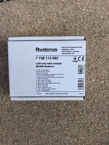 Buderus mx400 lan und - mx400, lan-