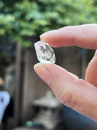 Herkimer diamond double - herkimer, water