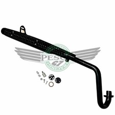 Auspuff Edelstahl schwarz mit