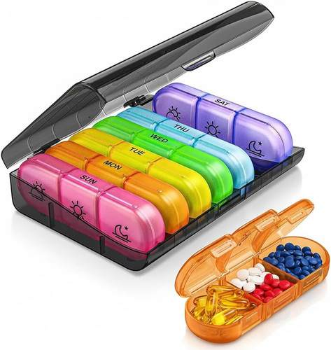 Tage tabletten organizer mit - 7,
