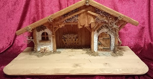 Krippenstall holz - krippenstall,,
