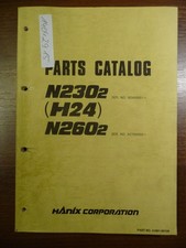 x 224 Hanix N230 -2 260 -2  Ersatzteilliste parts list Ersatzteilbuch
