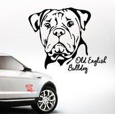 Hundeaufkleber OLD ENGLISH