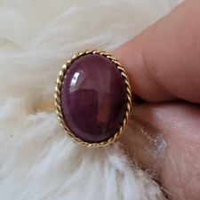 Rubinring  Cabochon 375/- Gelbgold (9ct)