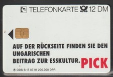 Telefonkarte S 17/91 ** Michel