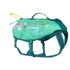 Non-stop dogwear Hunderucksack Trail Light Dog Backpack teal für Hunde