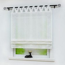 Raffrollo mit Schlaufen