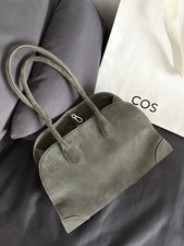 COS kleine Studio Bowling Tasche Grau/Grün