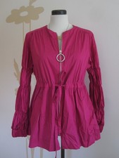 *ZARA*Jacke*Kurzmantel*Raffungen*edel*pink*Gr.XS/34*NEU*OVP 70€*