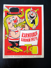KARNEVALS-LIEDER 1971  -