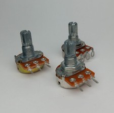 Potentiometer WH148 Drehwiderstand RK097 Linear (B) Logarithmisch (A/C) PushPull