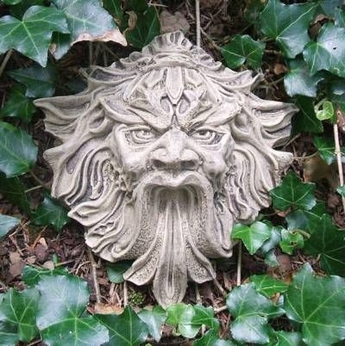 Steinfigur greenman stein - steinfigur,,