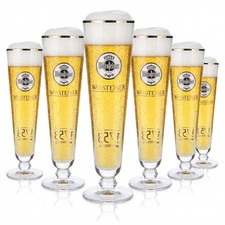6x Warsteiner Bier Glas