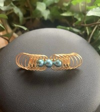 Gablonzer Brosche Amer. Double, Vintage , Schmuckperlen-Vintage !433