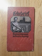 Regensburg alter Lehrbrief