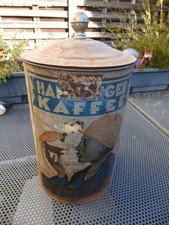 Alte Container Blechdose - Lohr & Sohn Kaffee Hamburg - Knaufdose