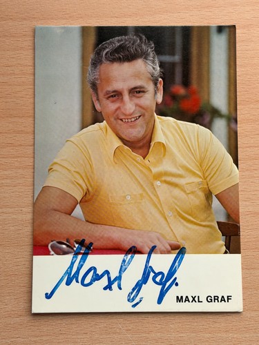 Maxl graf autogrammkarte - graf,