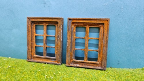 2er set fenster rostig - 2er,