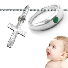 Baby Taufe Smaragd Taufring